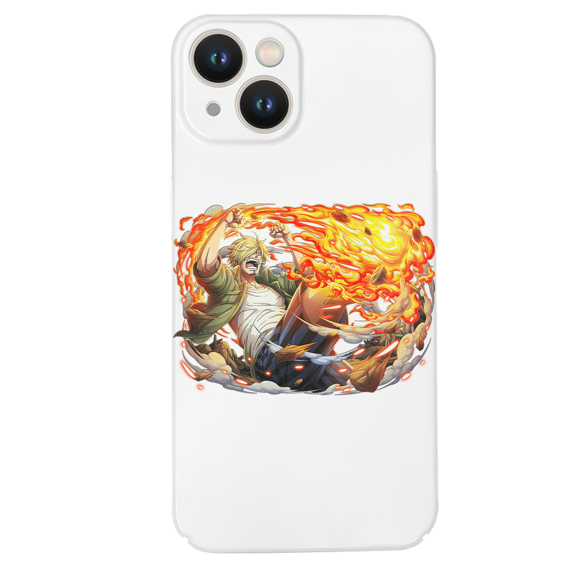（画像用） ワンピース サンジ ONE PIECE Sanji 【iPhone 14シリーズ対応】ハードケース